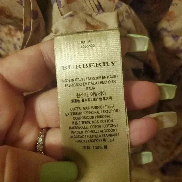 AUTHENTIC BURBERRY FLORAL DRESS - Picture 8 of 12